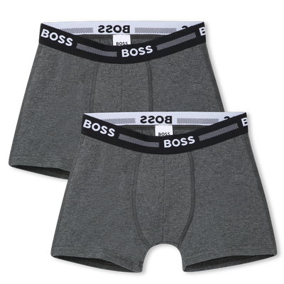 Set of 2 cotton boxer shorts BOSS BOY