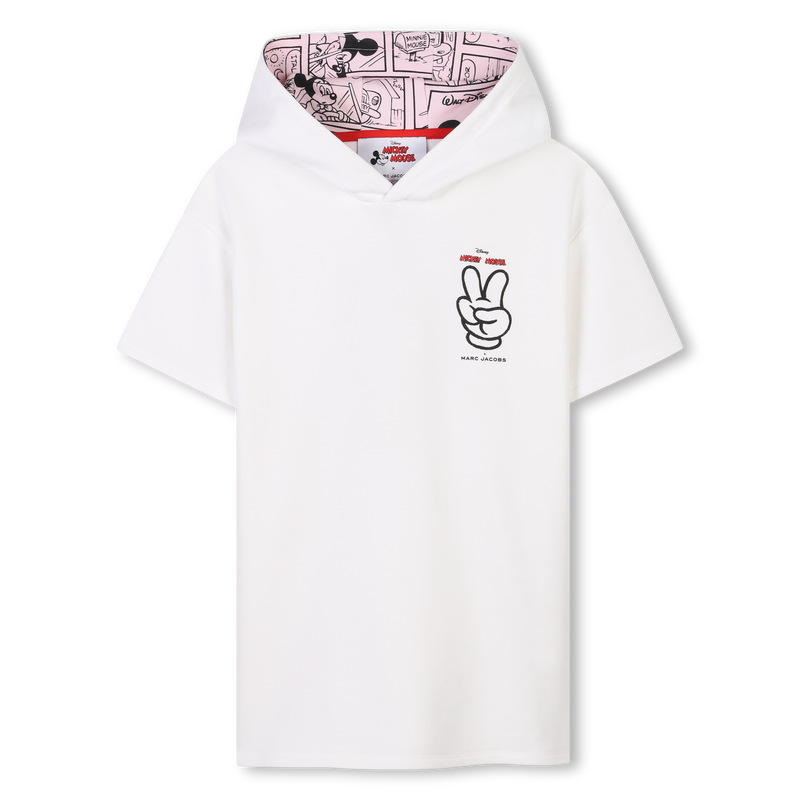 Hooded cotton dress MARC JACOBS 
                        GIRL