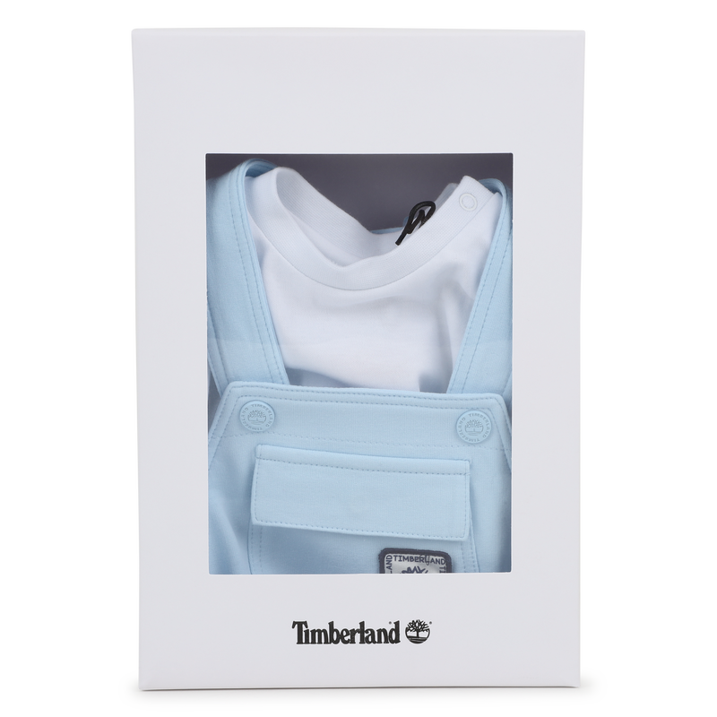T-shirt and overalls set TIMBERLAND 
                    BOY