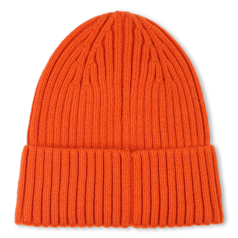 Knitted badge hat with logo TIMBERLAND 
                        BOY