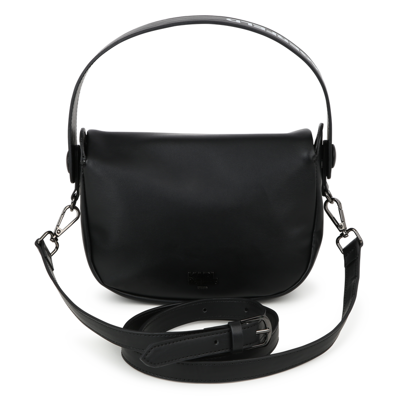 Coated Fabric Shoulder Bag