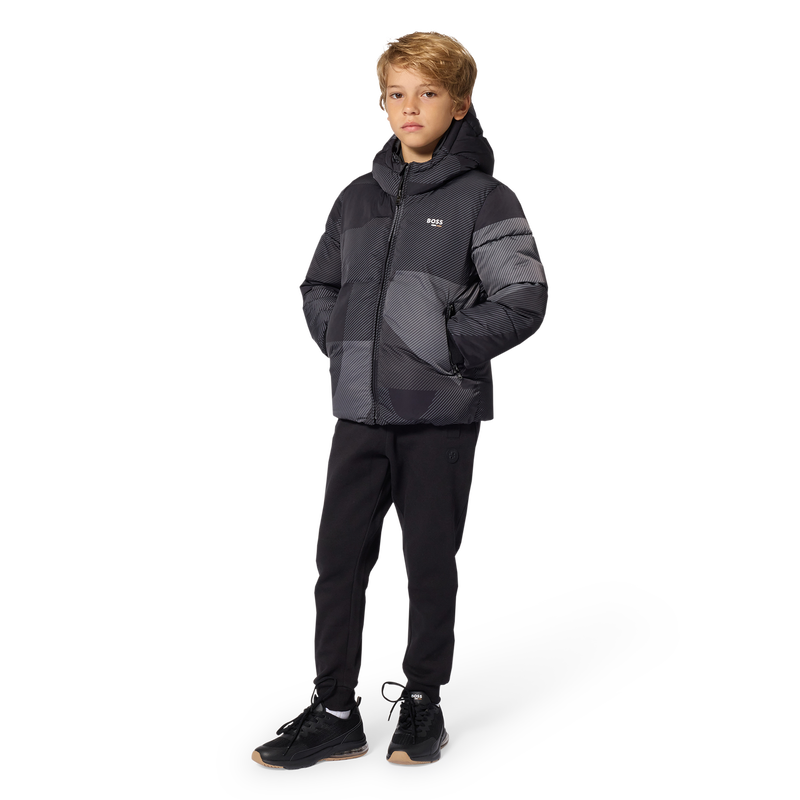 Hooded down jacket BOSS 
                        BOY