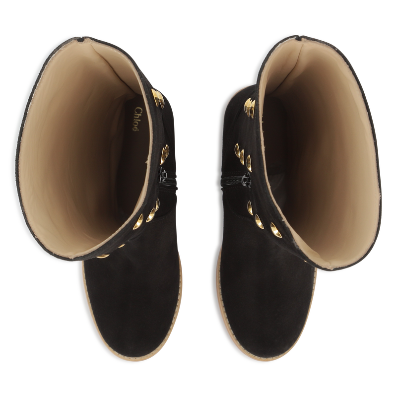 Calf suede leather boots CHLOE 
                        GIRL