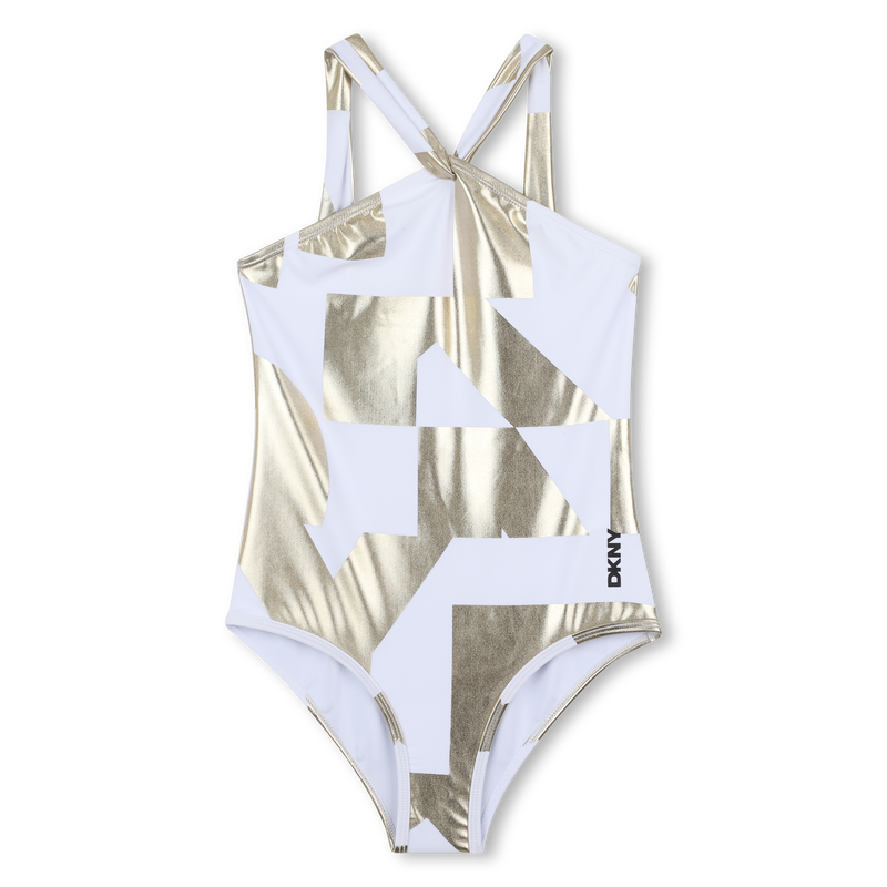 One-piece logo print swimsuit DKNY 
                    GIRL