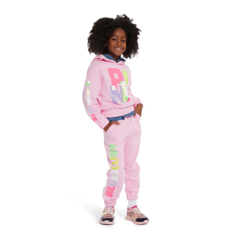 Brushed fleece hoodie BILLIEBLUSH 
                    GIRL