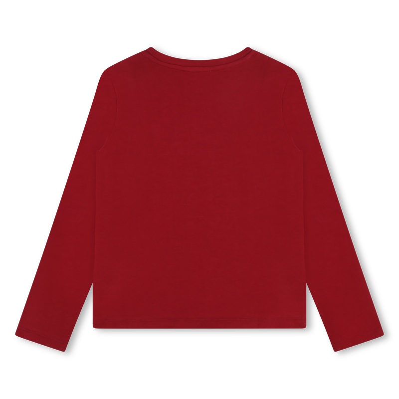 Long-Sleeved Studded T-Shirt MICHAEL KORS 
                    GIRL