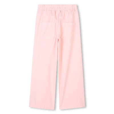 Flared Poplin Pants KENZO KIDS GIRL