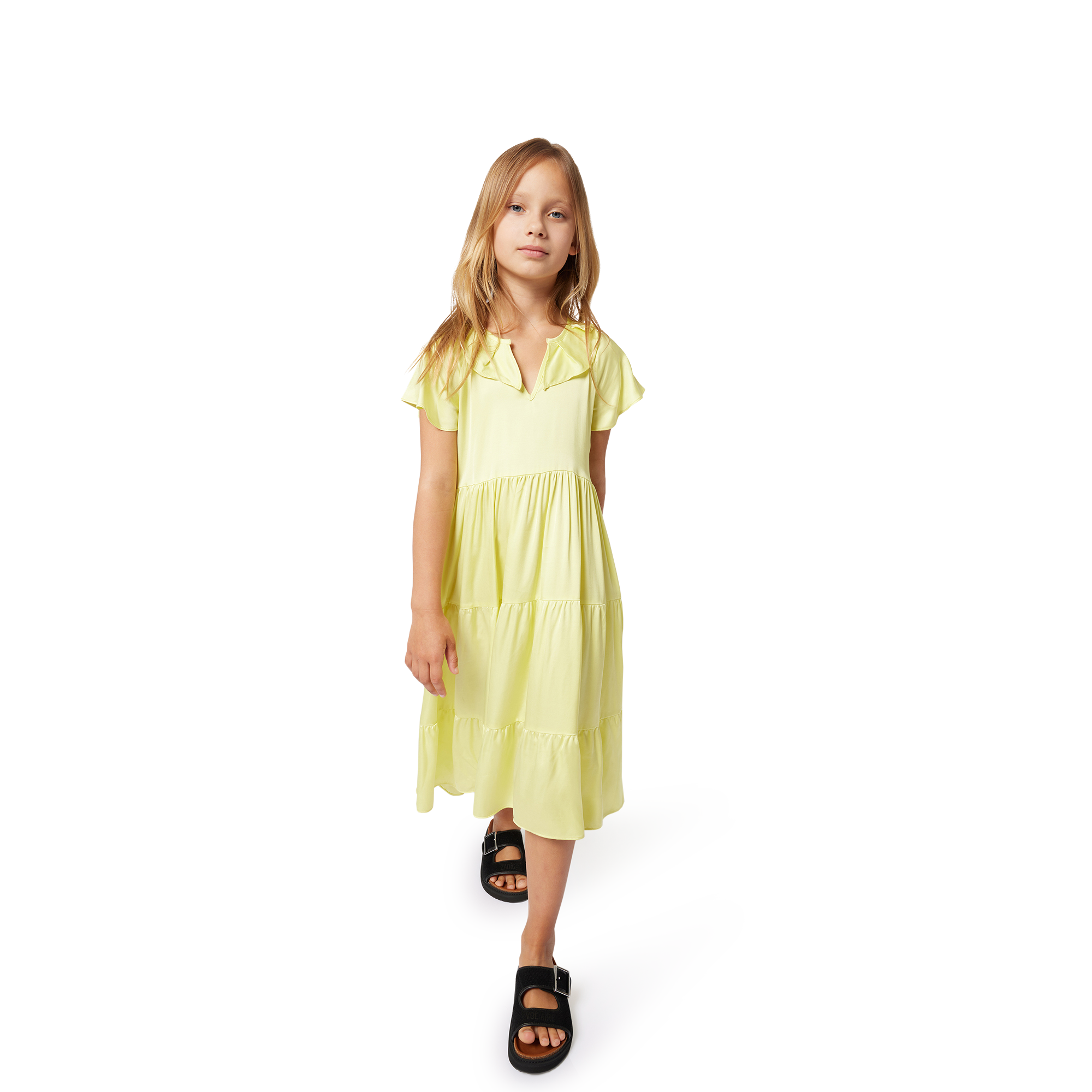 Zadig amp; Voltaire Kids denim shirt jacket - Yellow