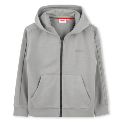 Hooded zipped sweatshirt HUGO BOY