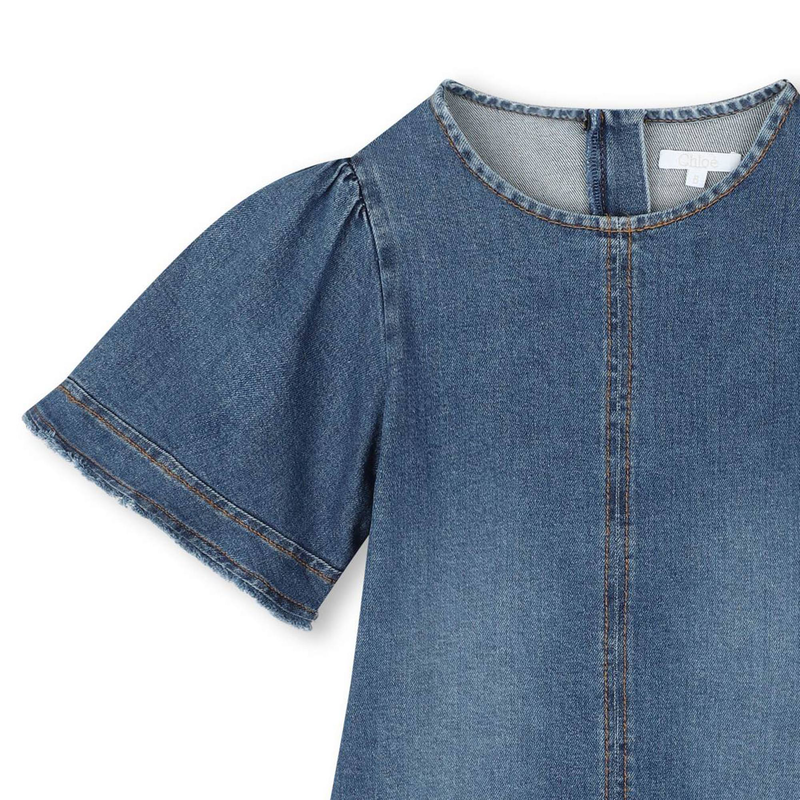 Short-Sleeved Denim Dress CHLOE 
                    GIRL