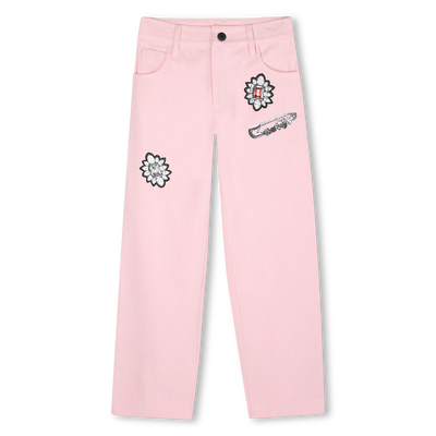 Twill trousers MARC JACOBS GIRL