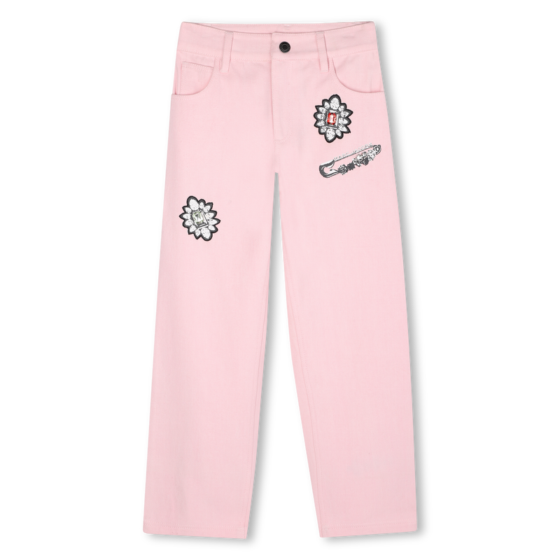 Twill trousers MARC JACOBS 
                    GIRL
