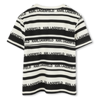 Striped short-sleeved T-shirt KARL LAGERFELD KIDS 
                    BOY
