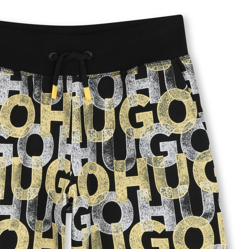 Fleece Bermuda running shorts HUGO 
                    BOY