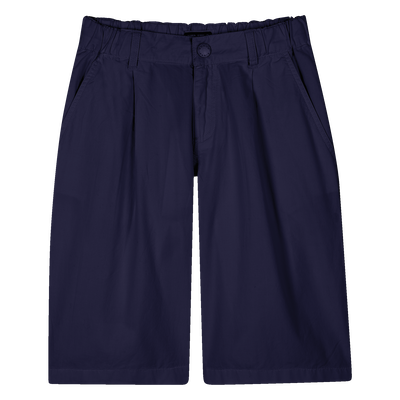 Plain cotton Bermuda shorts KENZO KIDS BOY