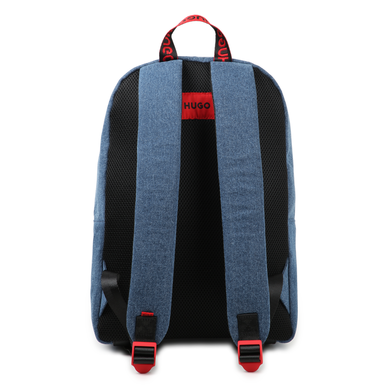 Cotton denim backpack HUGO 
                        BOY