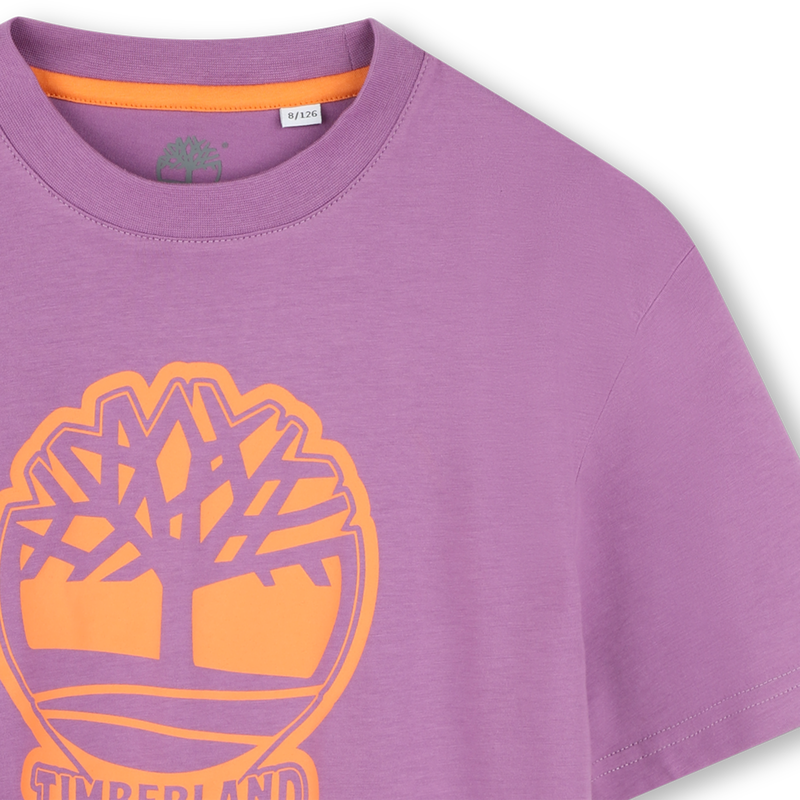 Two-tone T-shirt with logo TIMBERLAND 
                        BOY