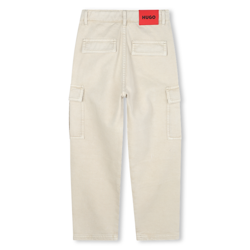 Twill trousers HUGO 
                        BOY