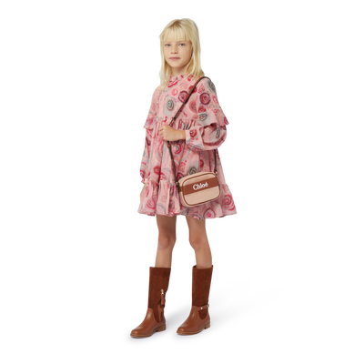 Two-Material Leather Boots CHLOE GIRL