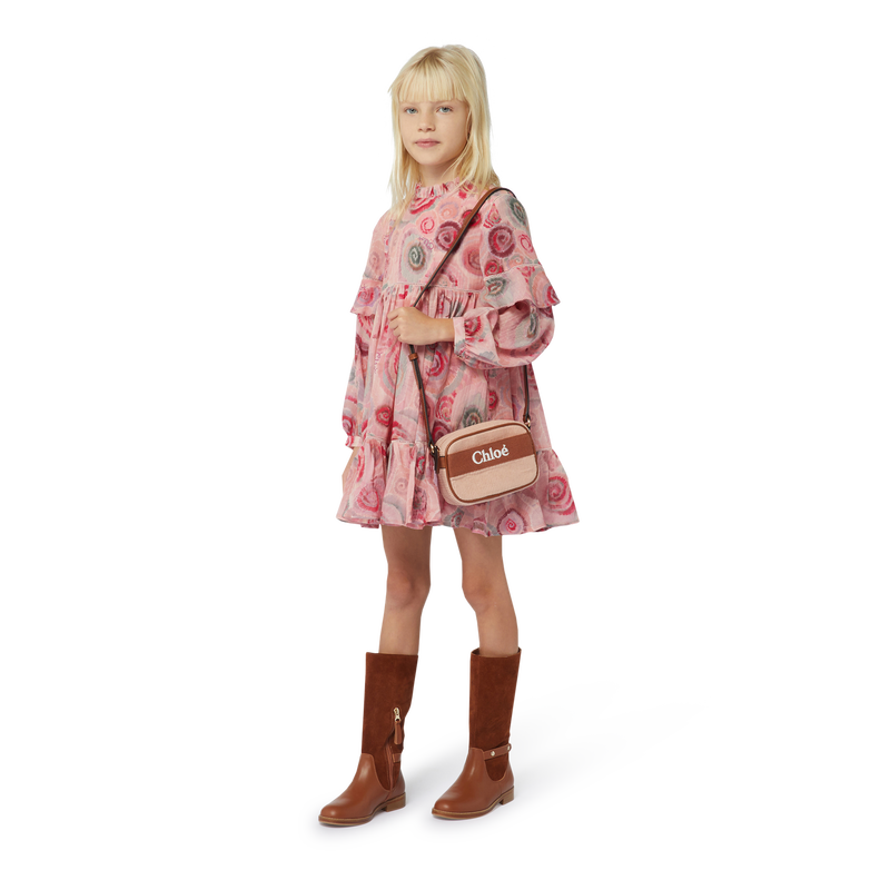 Two-Material Leather Boots CHLOE 
                    GIRL