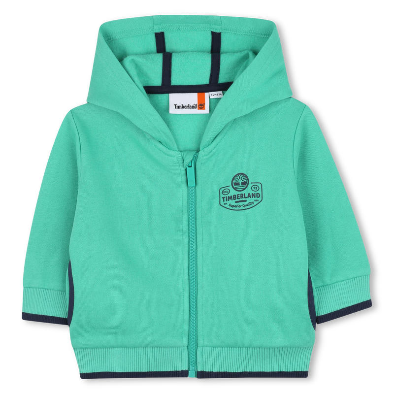 Hooded jogging cardigan TIMBERLAND 
                    BOY