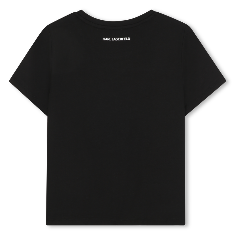 Short-sleeved T-shirt KARL LAGERFELD KIDS 
                        GIRL