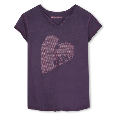 Graphic print T-shirt ZADIG & VOLTAIRE GIRL