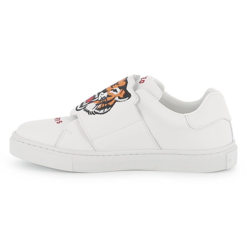 Leather Velcro sneakers
