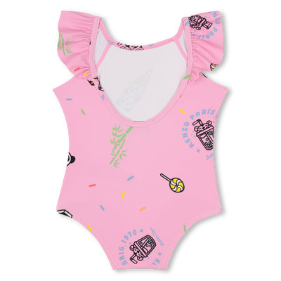 One-Piece Swimsuit KENZO KIDS GIRL