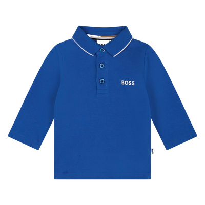 Cotton Piqué Polo BOSS BOY