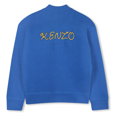 KENZO kidsのスウェットトップス KENZO KIDS - Girls Grey Giraffe Sweatshirt | Childrensalon