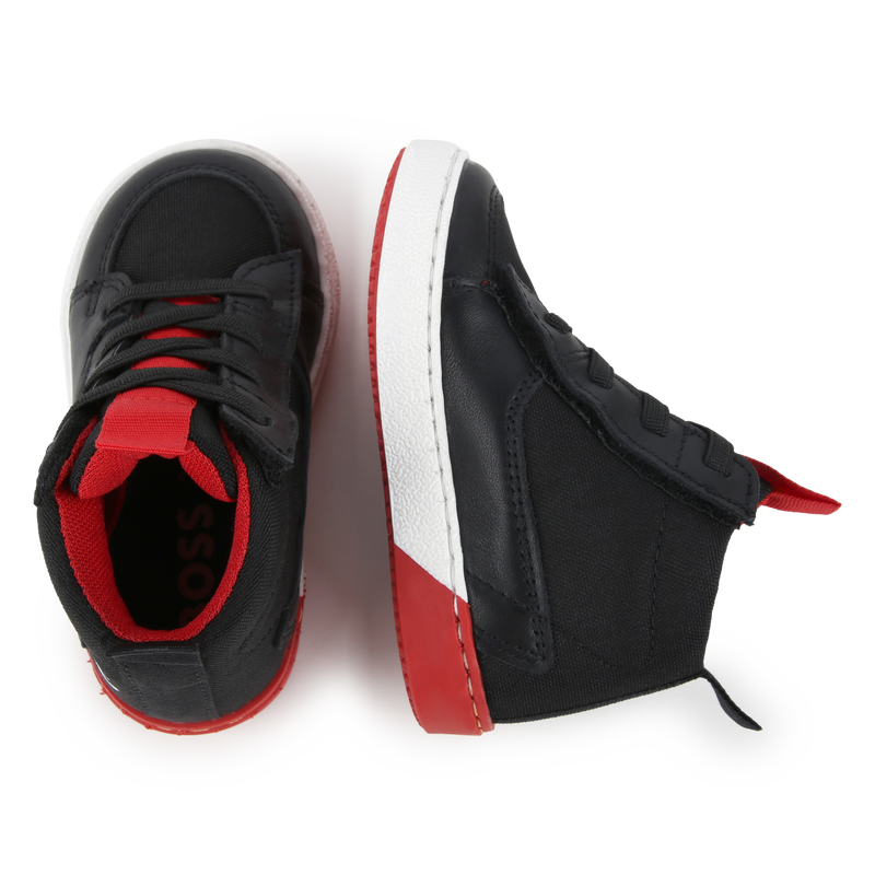 Velcro Lace-Up Sneakers BOSS 
                    BOY