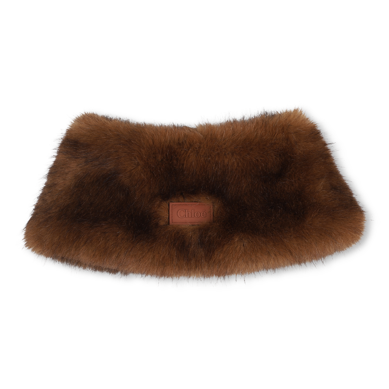 Fuzzy fleece collar CHLOE 
                        GIRL