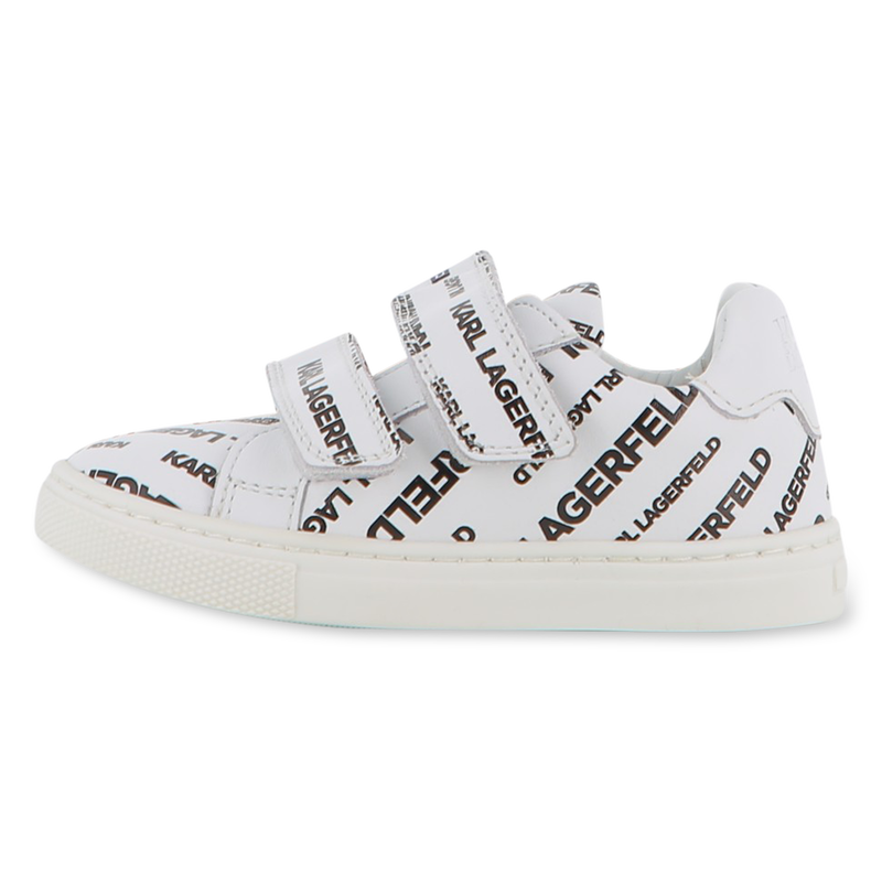 Leather Velcro sneakers KARL LAGERFELD KIDS 
                    UNISEX