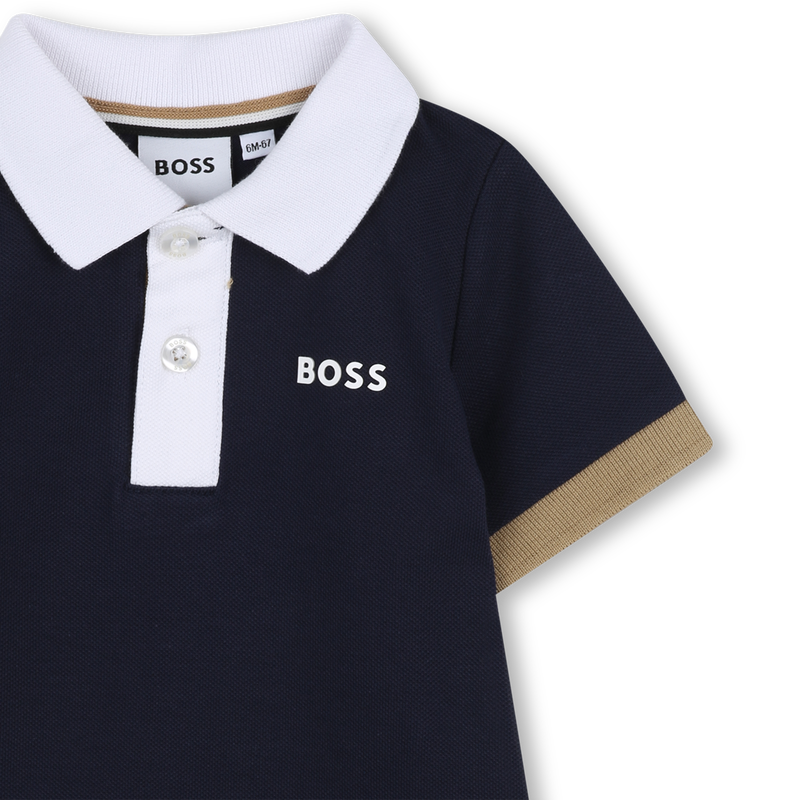 SHORT-SLEEVED POLO SHIRT BOSS 
                        BOY