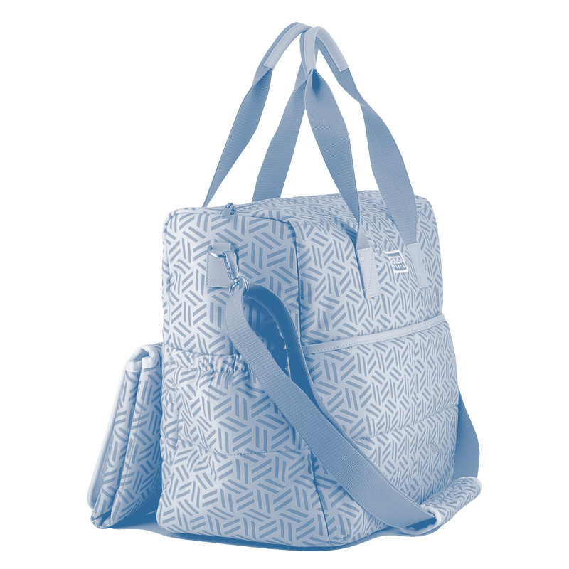 Quilted diaper bag in printed poplin KENZO KIDS 
                    UNISEX