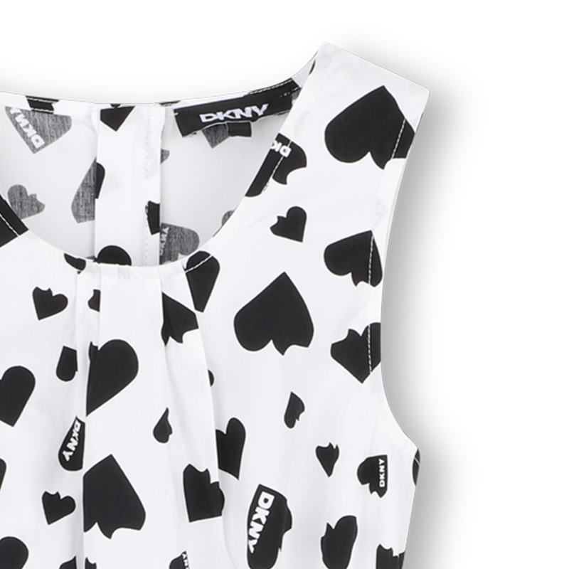 Printed cotton dress DKNY 
                        GIRL