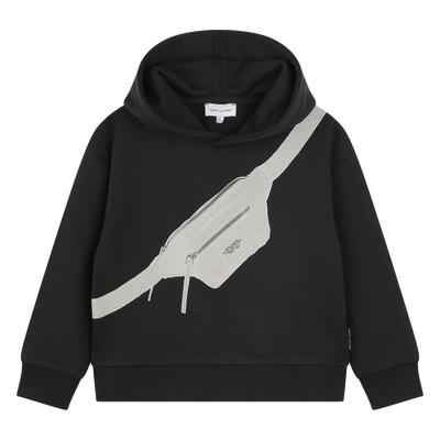 LITTLE MARC JACOBS グレー ホワイト ジャケット Marc-Jacobs-Boys-Grey-Zip-Up-