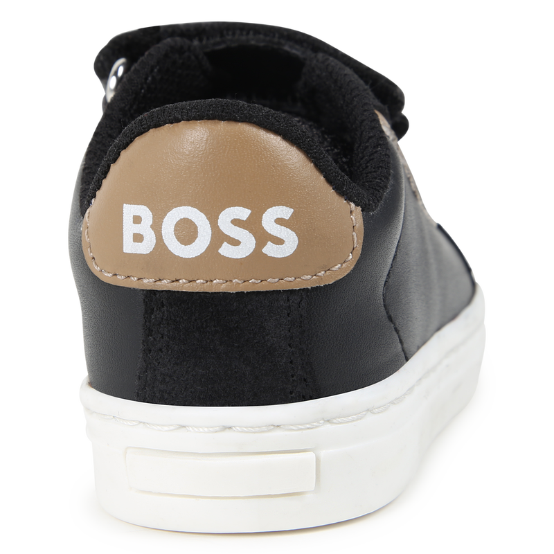 Leather Velcro Sneakers BOSS 
                        BOY