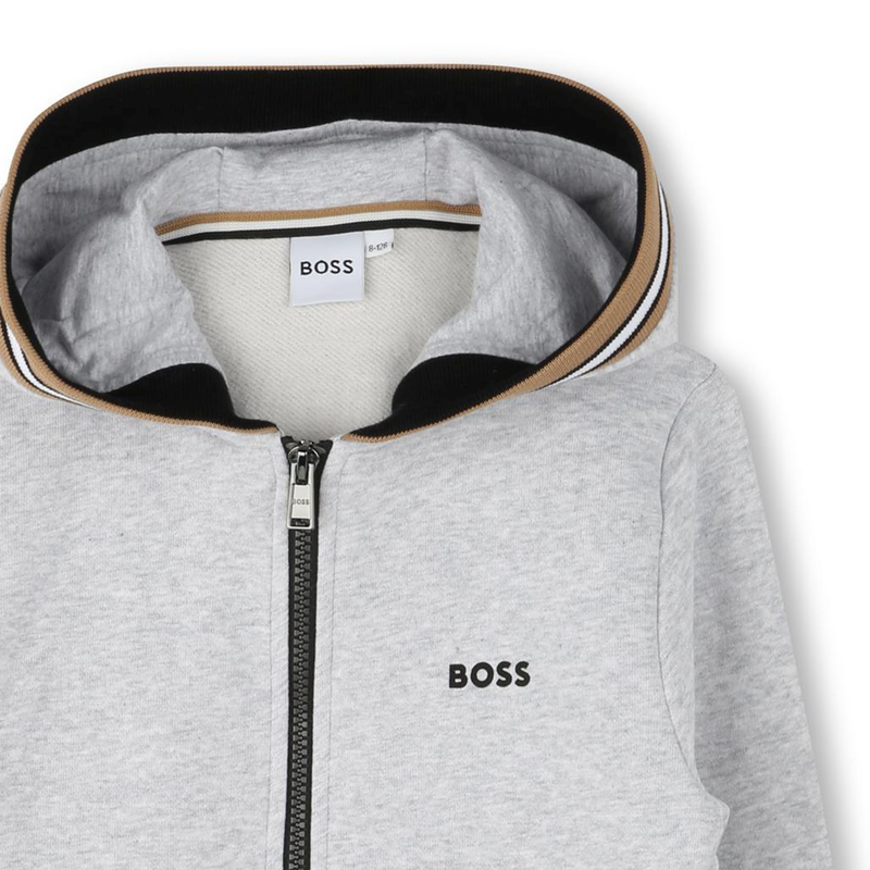 Hooded Zip-Up Cardigan BOSS 
                        BOY