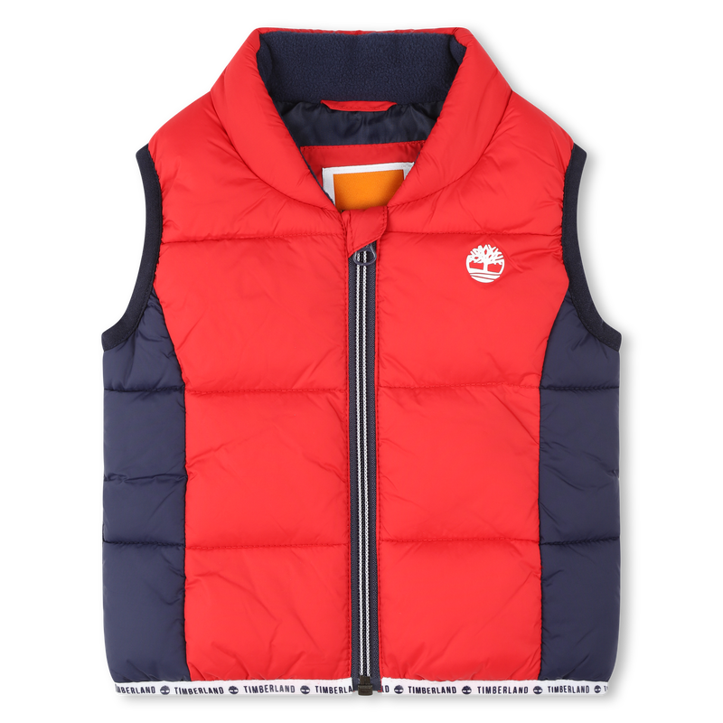 Sleeveless lined puffer jacket TIMBERLAND 
                    BOY