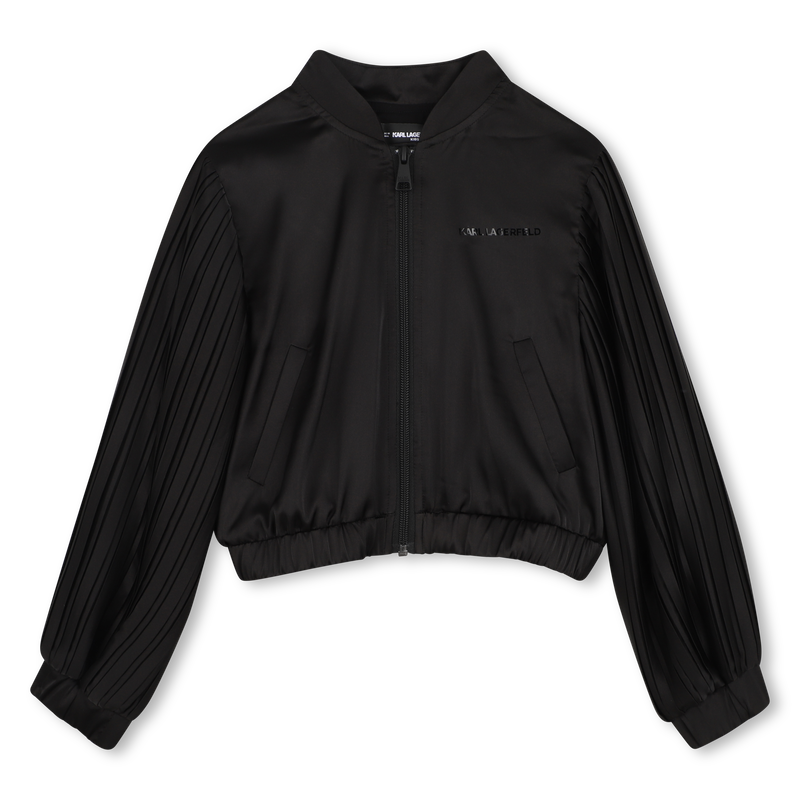 Pleated Sleeve Jacket KARL LAGERFELD KIDS 
                        GIRL
