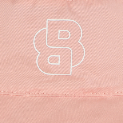 Frilled cotton bucket hat BOSS GIRL