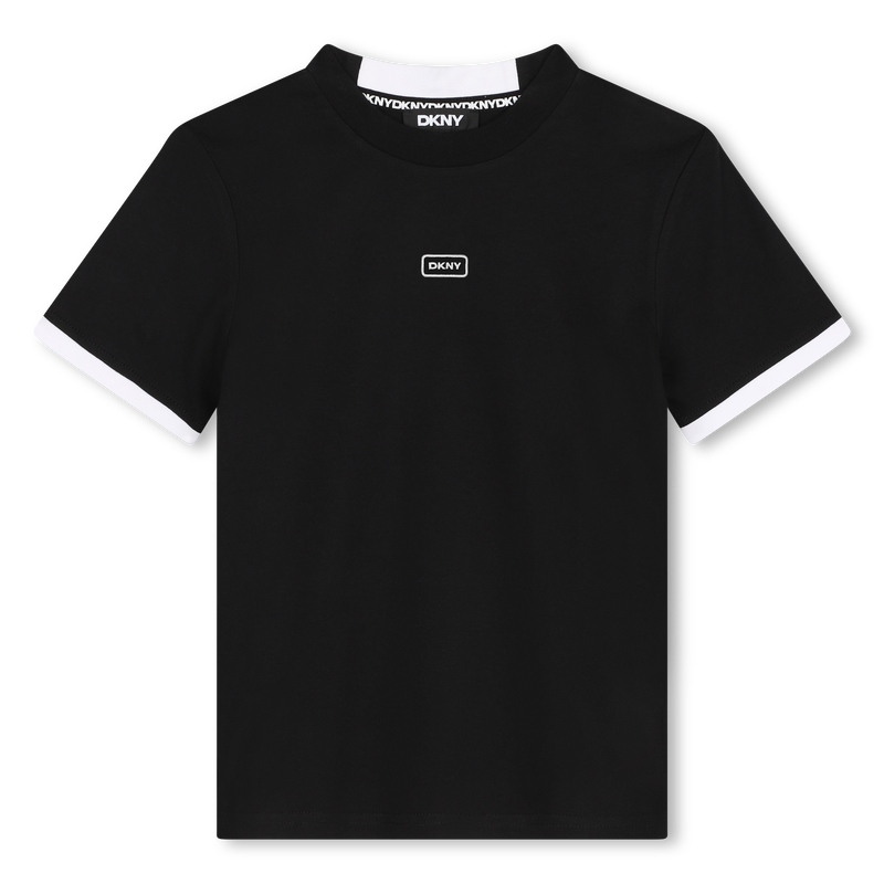 Two-Tone Cotton T-Shirt DKNY 
                    UNISEX