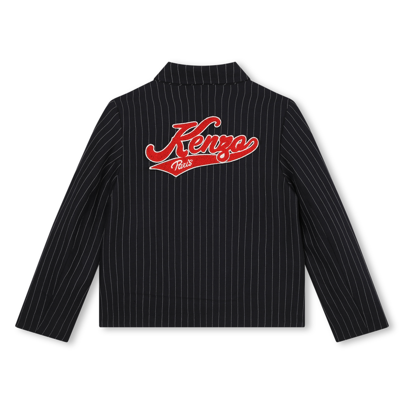 Striped flannel blazer KENZO KIDS 
                    GIRL