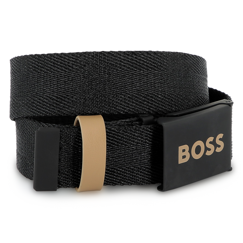 Leather belt with loop BOSS 
                    BOY