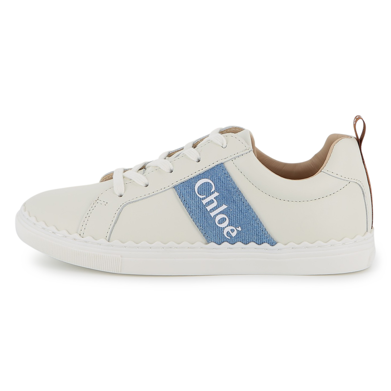 Cowhide Leather Sneakers CHLOE 
                        GIRL