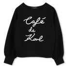 Embroidered sweatshirt KARL LAGERFELD KIDS 
                    GIRL
