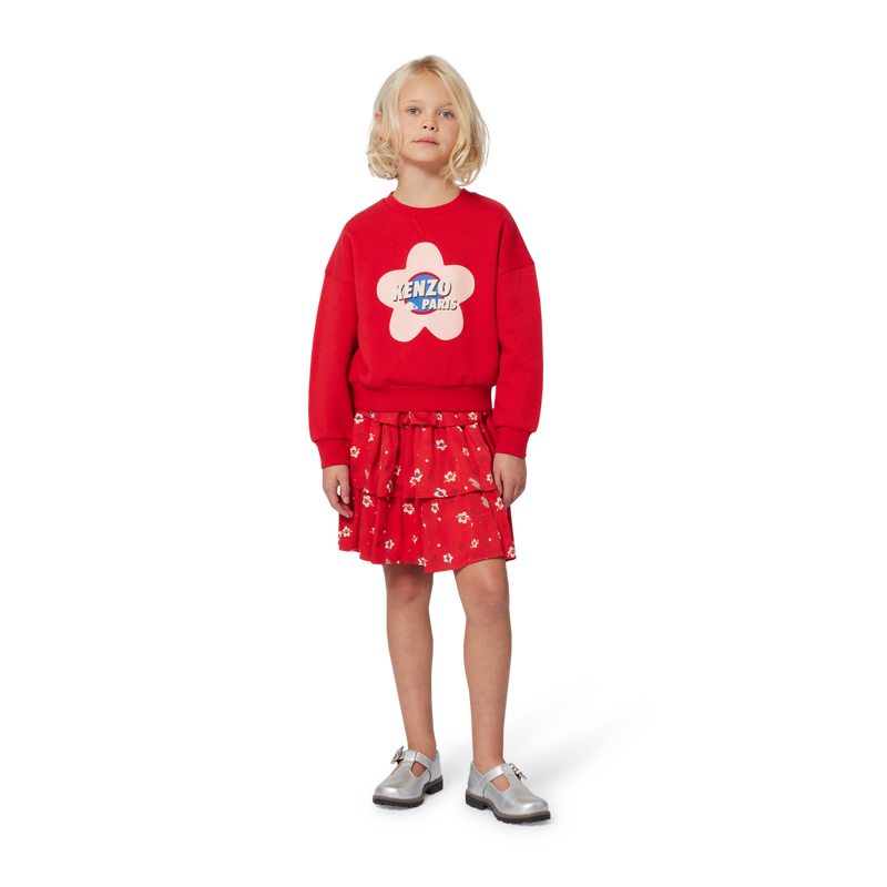 Unbrushed fleece sweatshirt KENZO KIDS 
                    GIRL