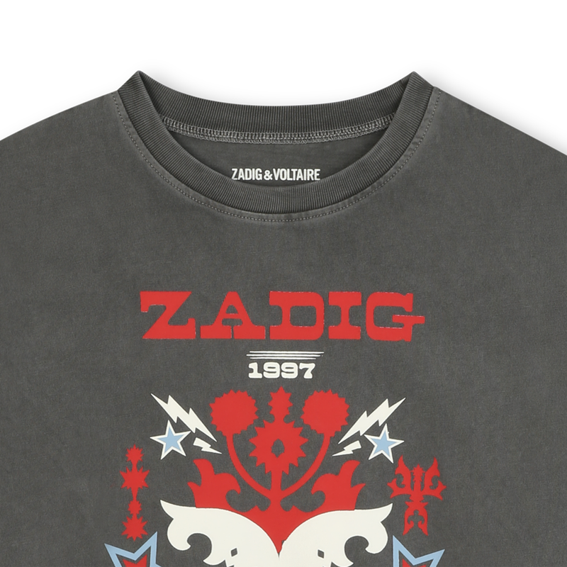 Oversized printed T-shirt ZADIG & VOLTAIRE 
                    GIRL